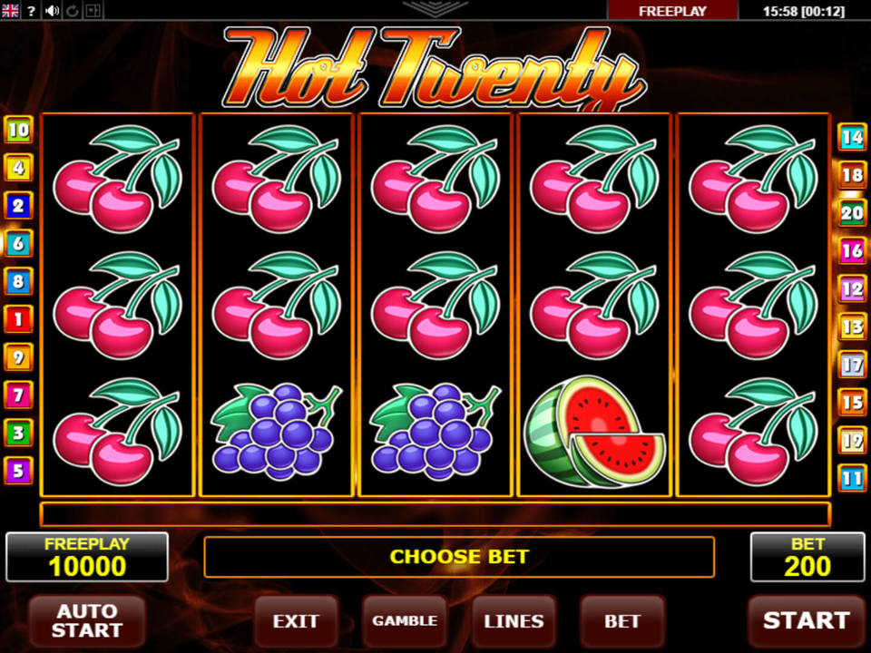 Hot Twenty gameplay screenshot