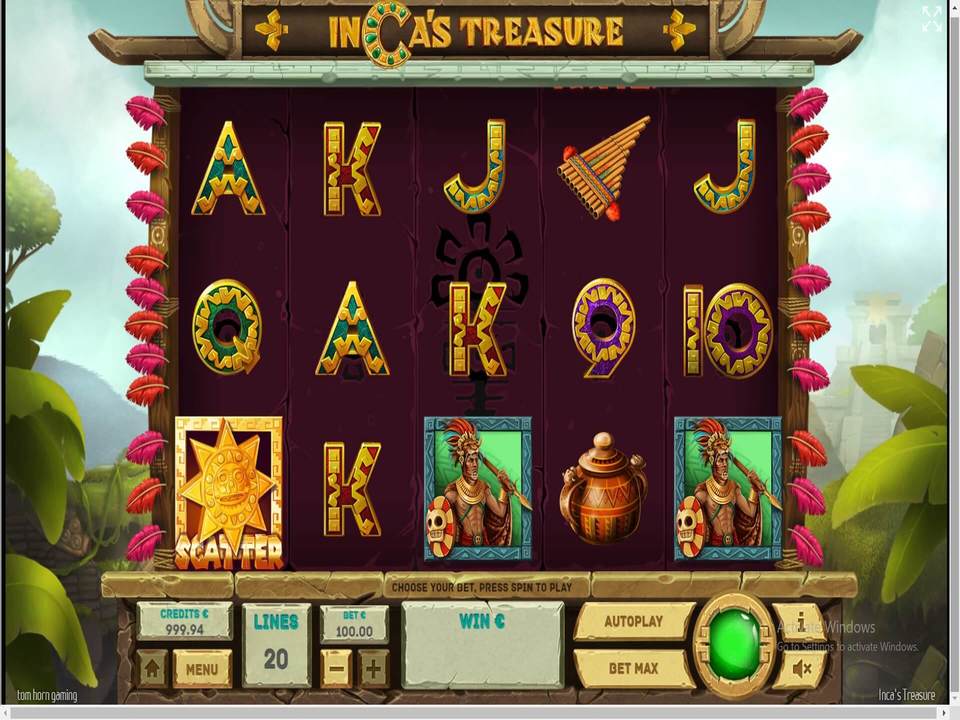 Incas Treasure gameplay screenshot