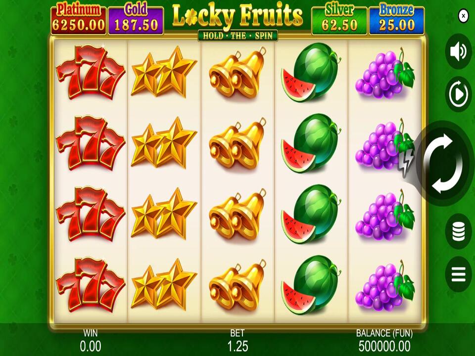 Locky Fruits Hold the Spin gameplay screenshot