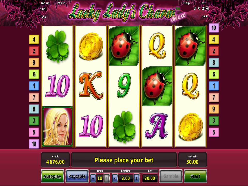 Lucky Ladys Charm Deluxe gameplay screenshot