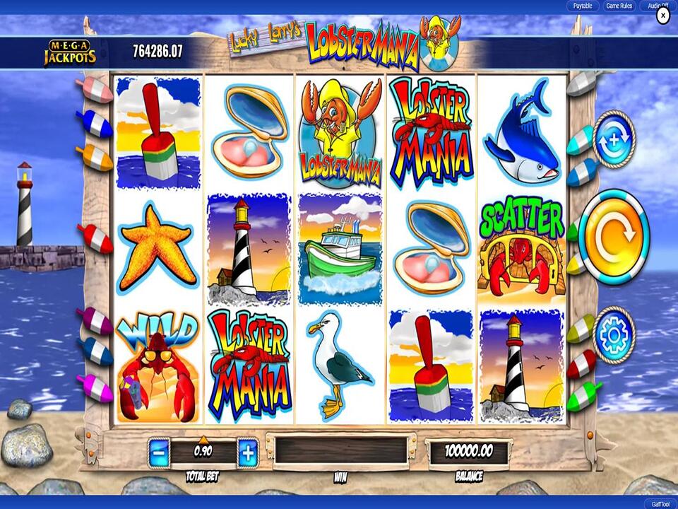 Lucky Larrys Lobstermania MegaJackpots gameplay screenshot