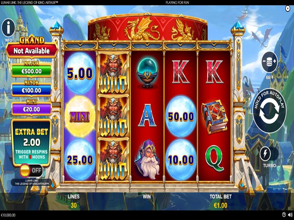 Lunar Link The Legend of King Arthur gameplay screenshot