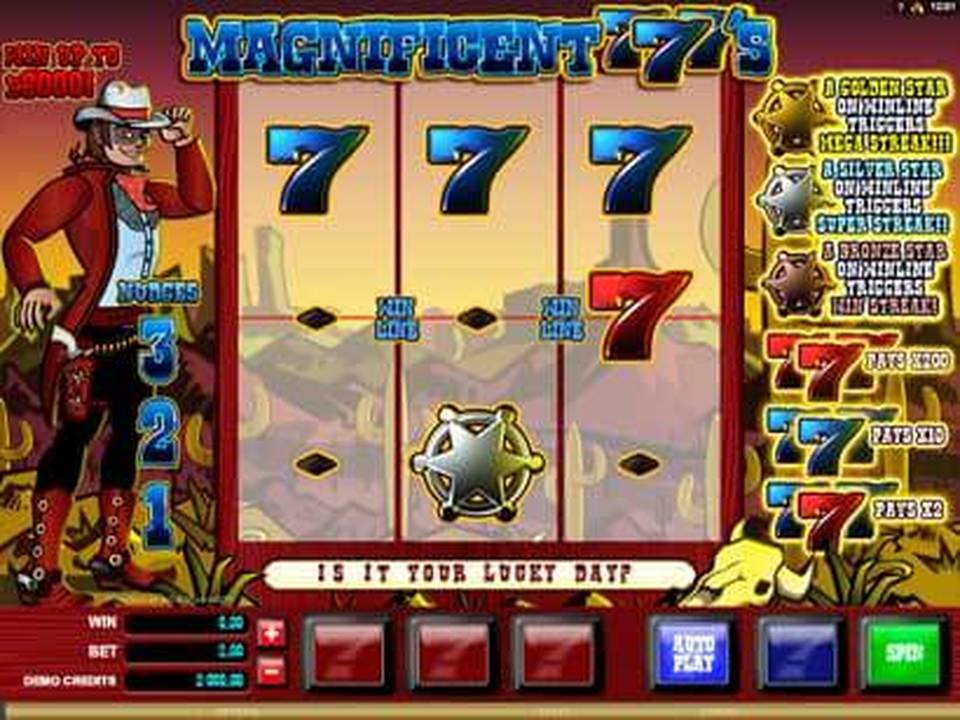 Magnificent 777s gameplay screenshot