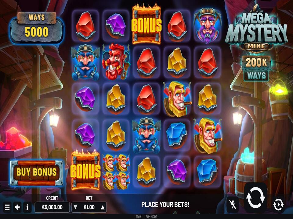 Mega Mystery Mine gameplay screenshot