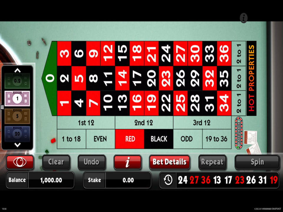 Monopoly roulette meaning