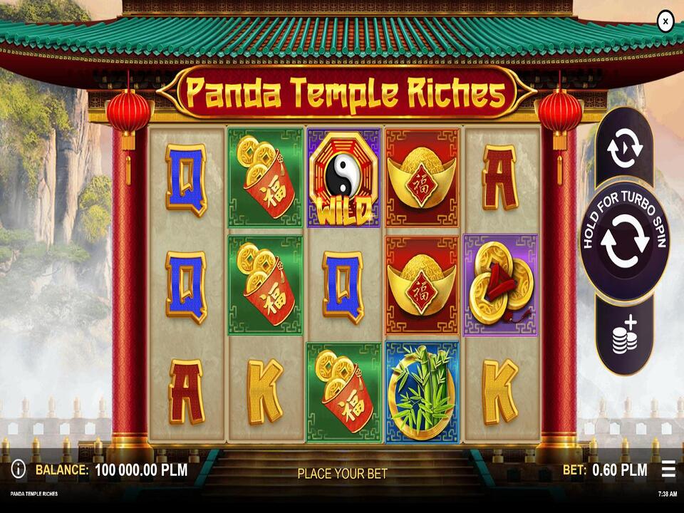 Panda Temple Riches gameplay screenshot