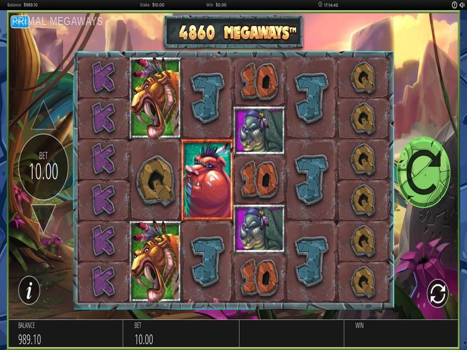 Primal Megaways gameplay screenshot