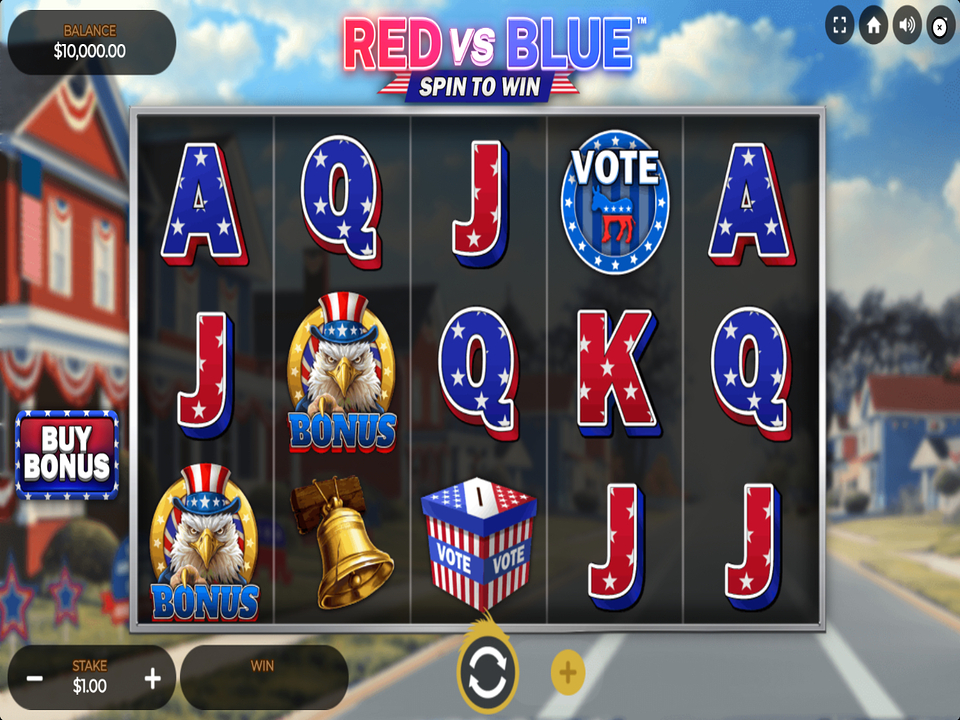 Red vs Blue Spin to Win gameplay screenshot