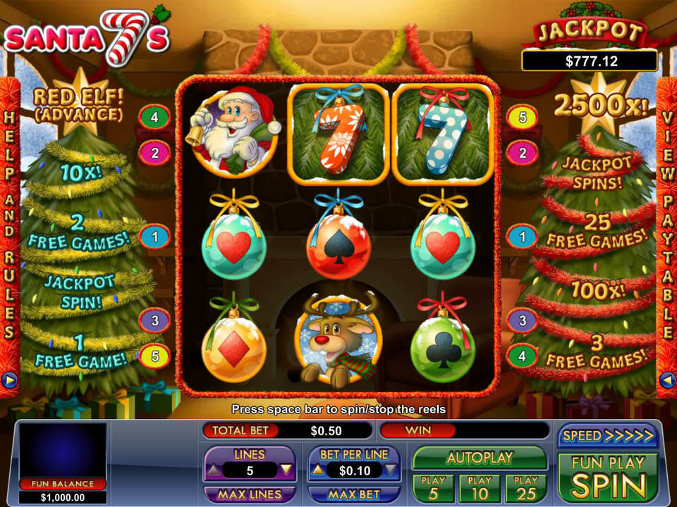 Santa 7s gameplay screenshot