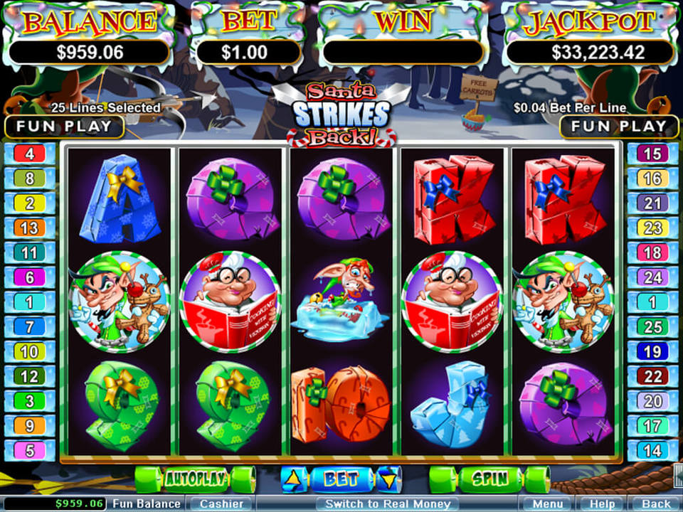 Santa Strikes Back gameplay screenshot