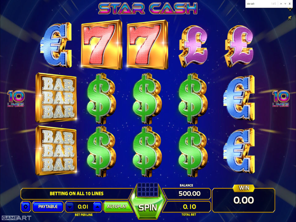 Star Cash gameplay screenshot