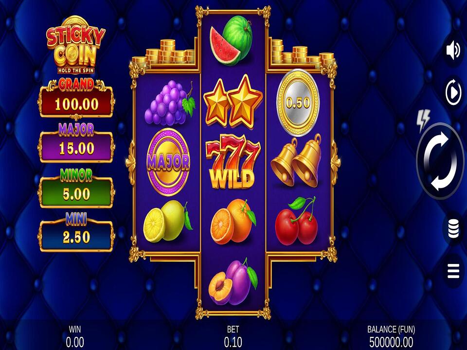 App mobile sticky coin