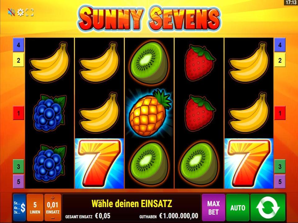 Sunny Sevens gameplay screenshot