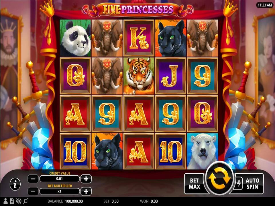 TTG Five Princesses gameplay screenshot