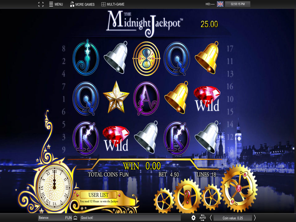The Midnight Jackpot gameplay screenshot