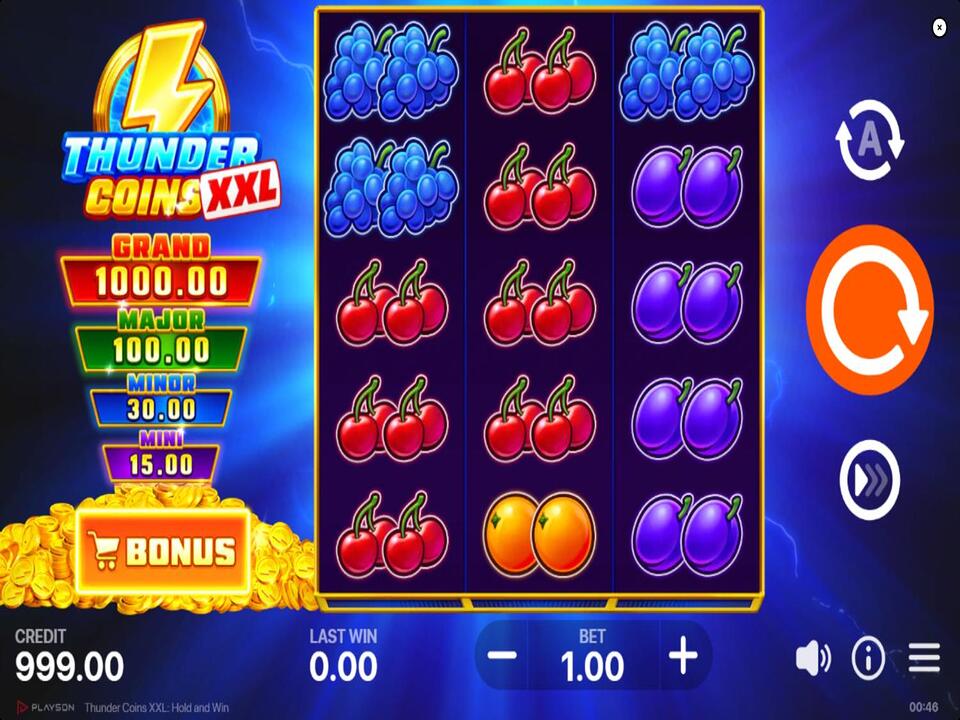 Thunder Coins XXL gameplay screenshot