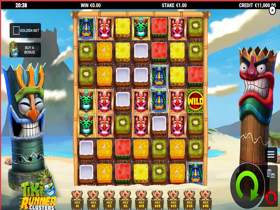 Tiki Runner Clusters gameplay screenshot