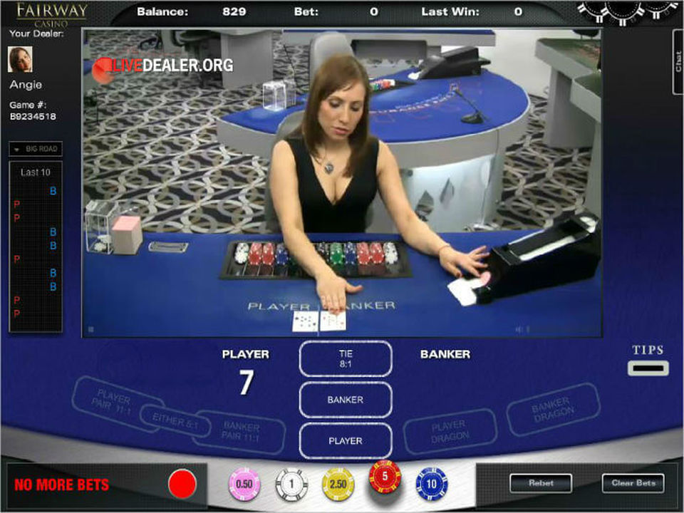 Visionary iGaming Baccarat gameplay screenshot