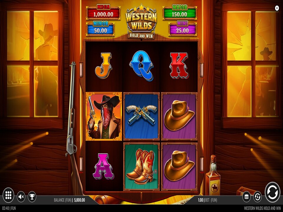 Western Wilds Hold and Win gameplay screenshot