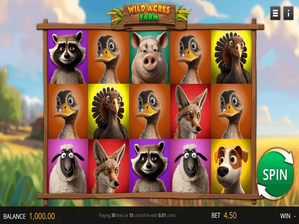 Wild Acres Farm slot