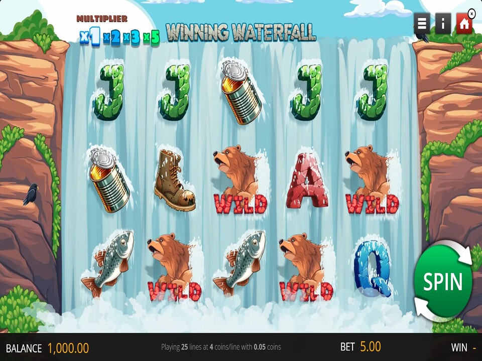 Winning Waterfall gameplay screenshot
