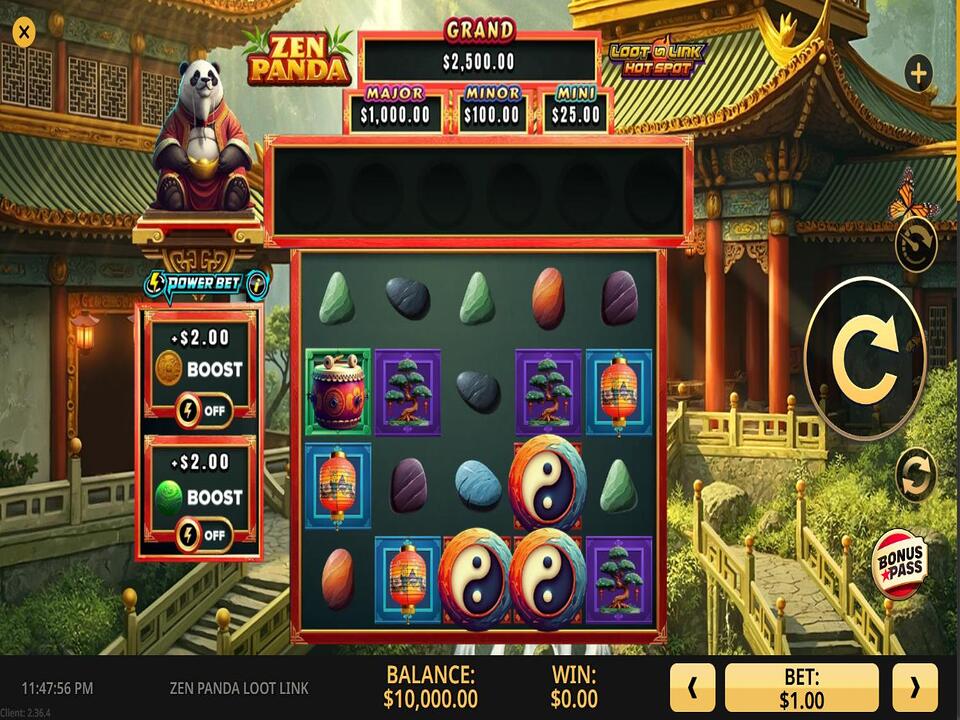 Zen Panda Loot Link gameplay screenshot