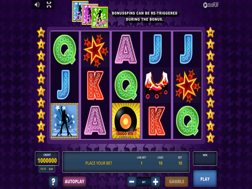 Zeusplay Disco Fever gameplay screenshot