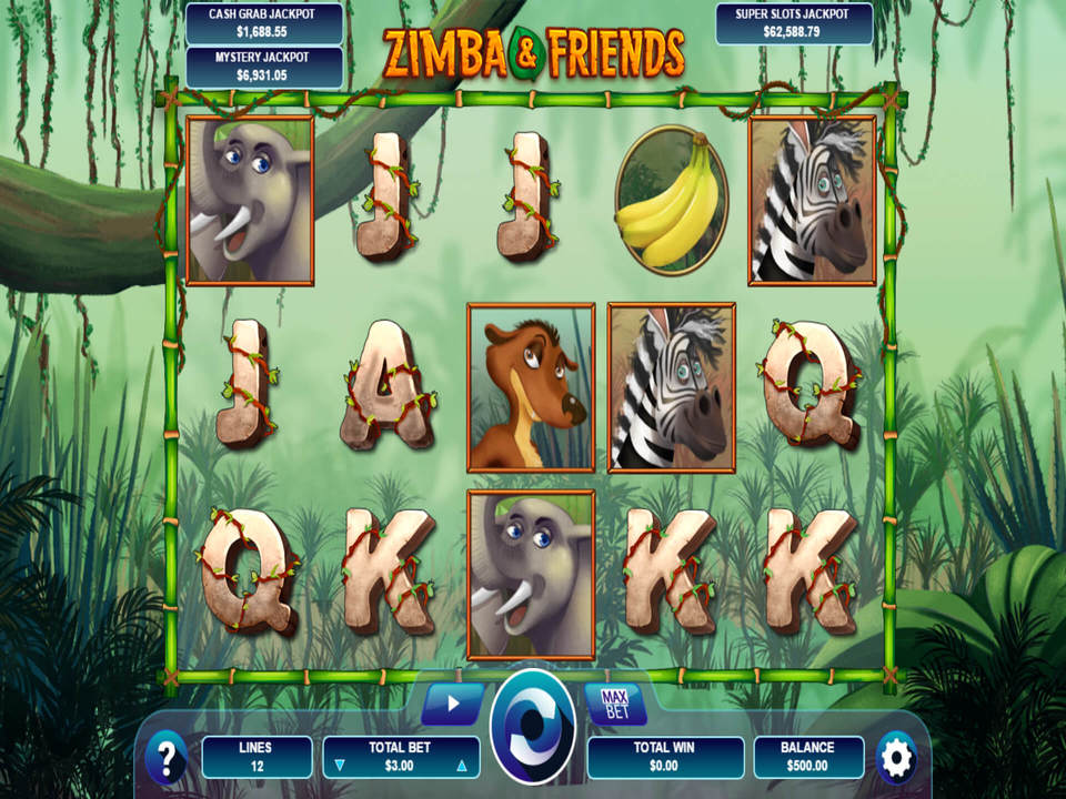 Zimba and Friends gameplay screenshot