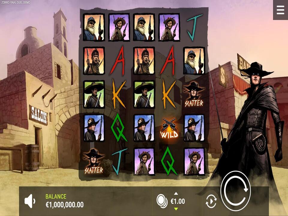 Zorro Final Duel gameplay screenshot