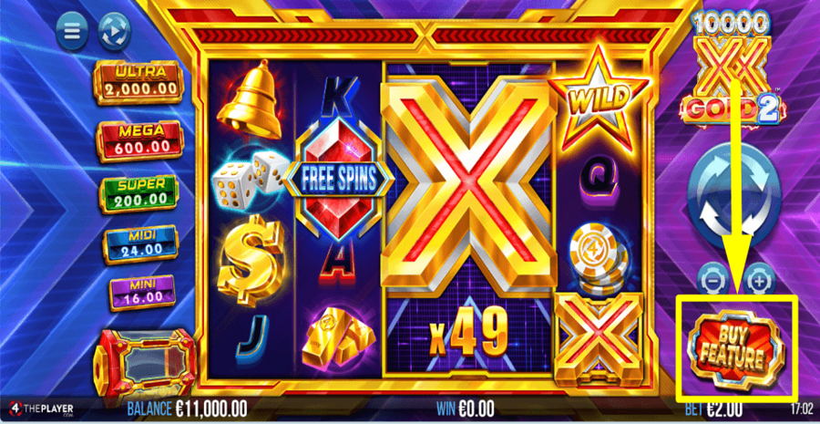 10000 X Gold 2 Buy Feature