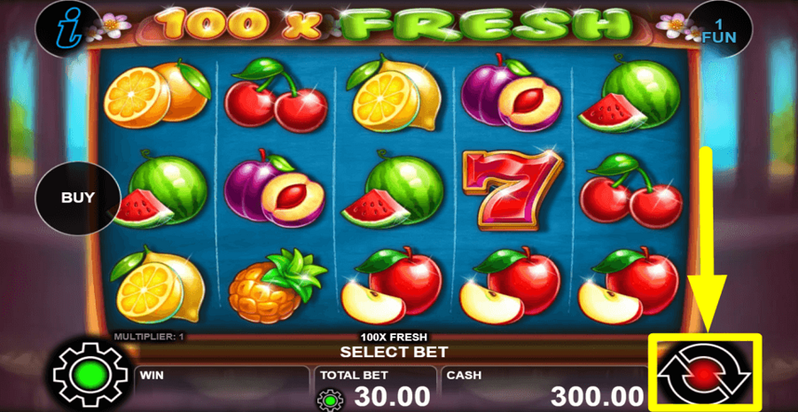 100x Fresh Spin Button
