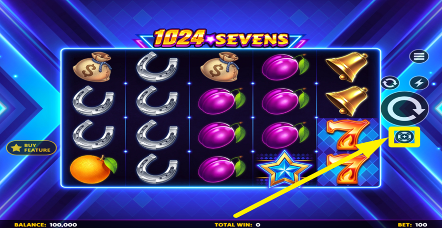 1024 Sevens Adjust Bet