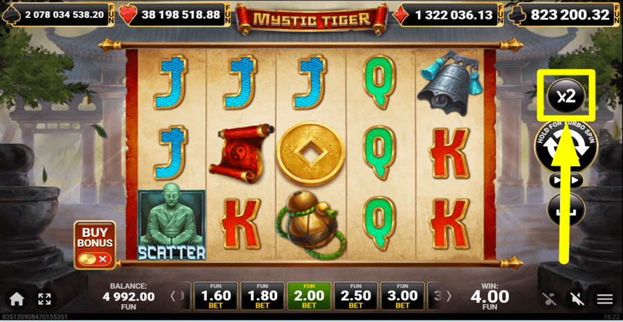 10 Mystic Tiger Gamble Feature