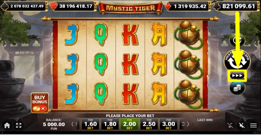 10 Mystic Tiger Turbo Feature