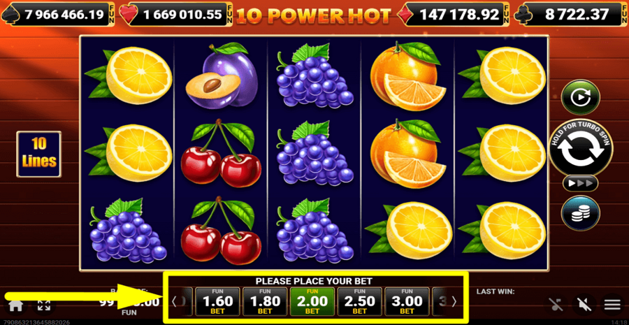 10 Power Hot Bet Value