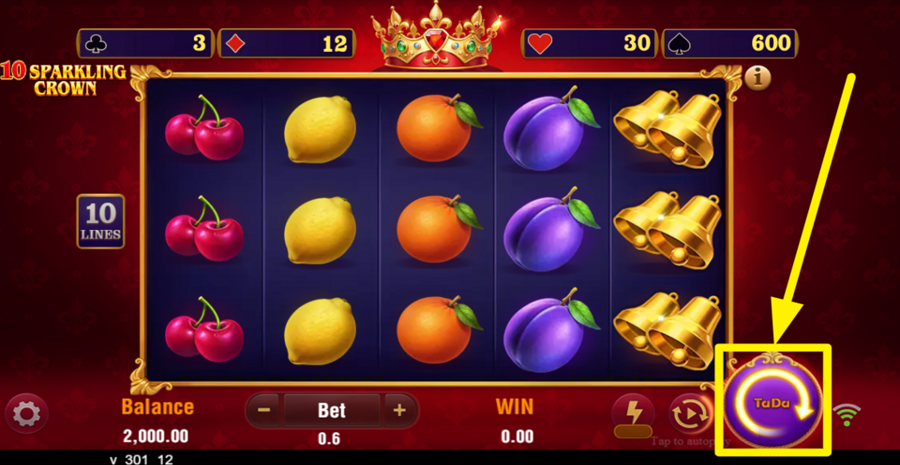 10 Sparkling Crown Spin