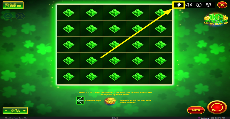 10x Minimum Lucky Clover Turbo