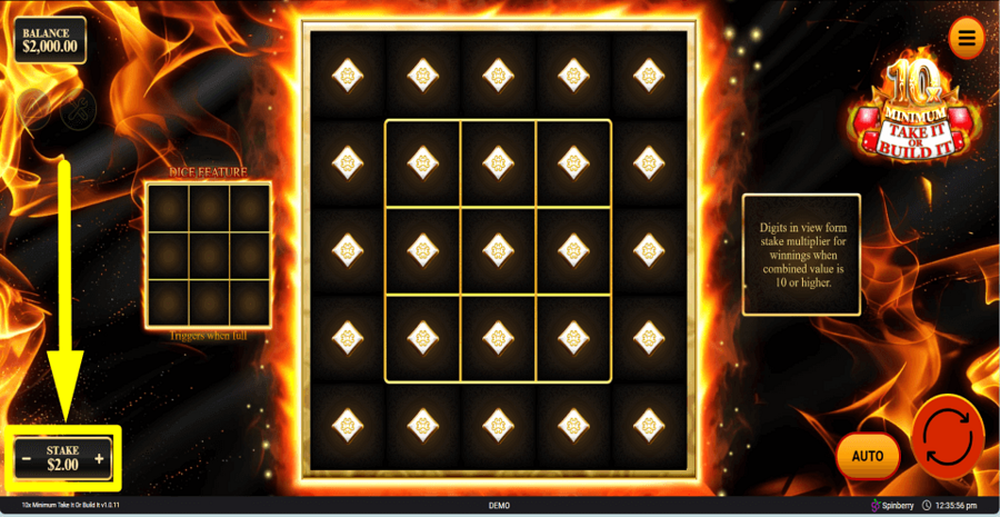 10x Minimum Take It Or Build It Bet Value