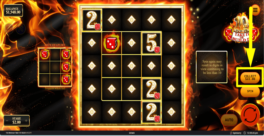 10x Minimum Take It Or Build It Collect Button