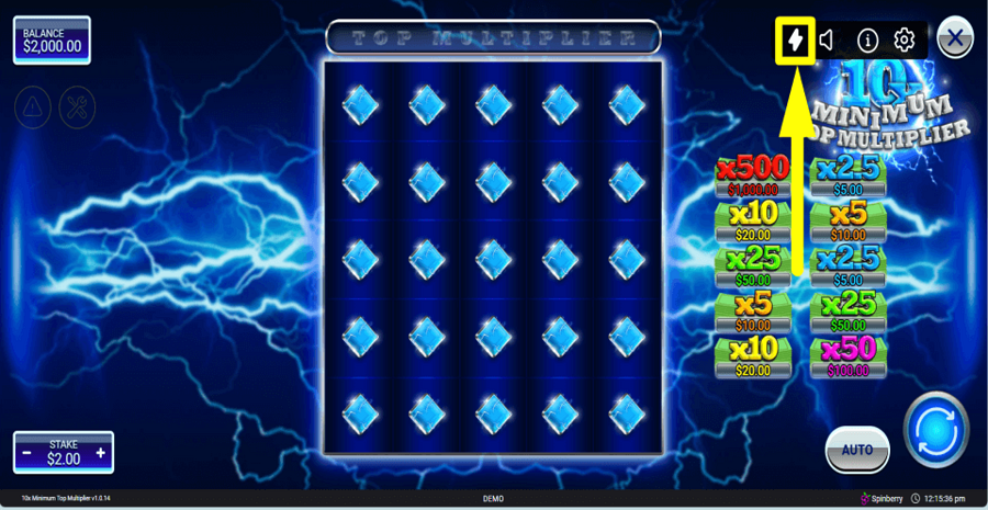 10x Minimum Top Multiplier Turbo Feature