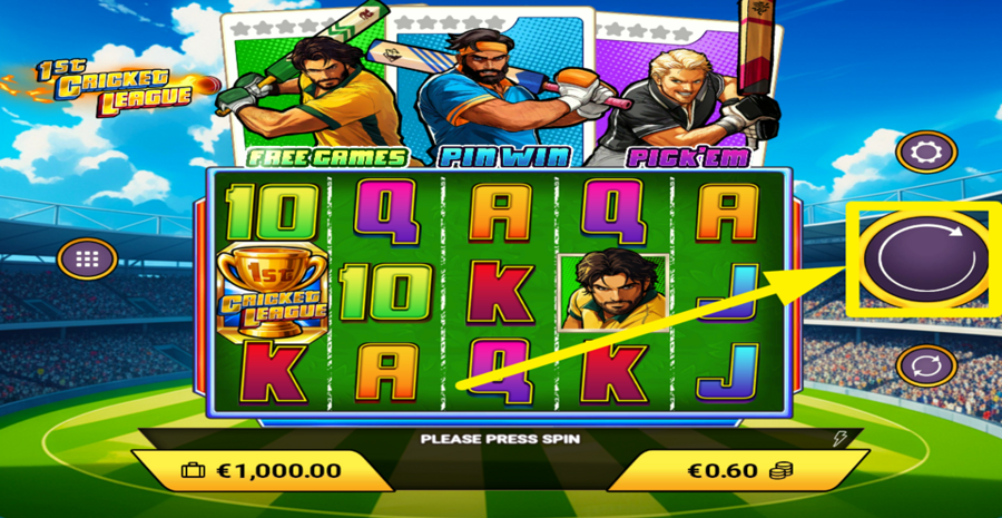 1st Cricket League Spin