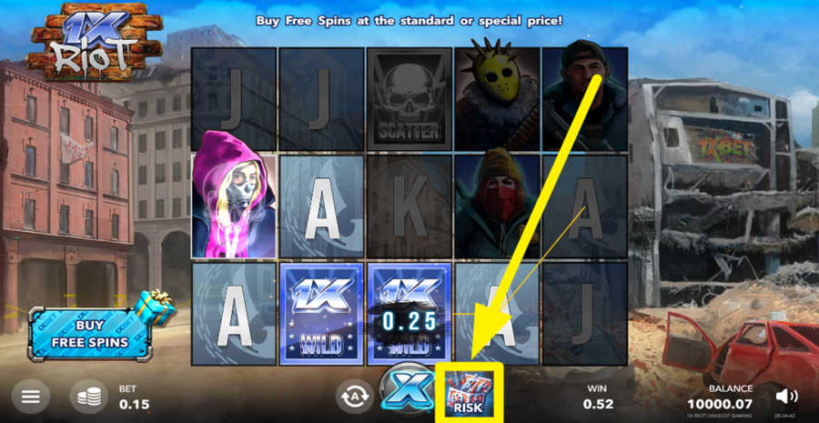 1x Riot Gamble