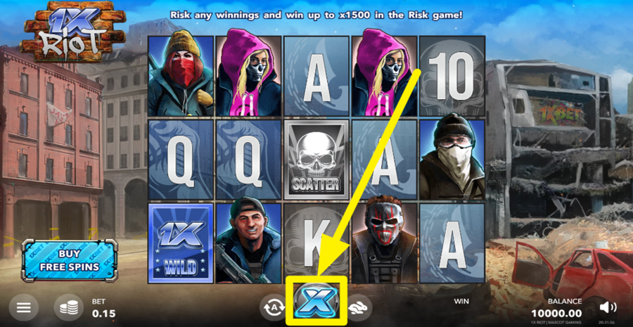 1x Riot Spin Button