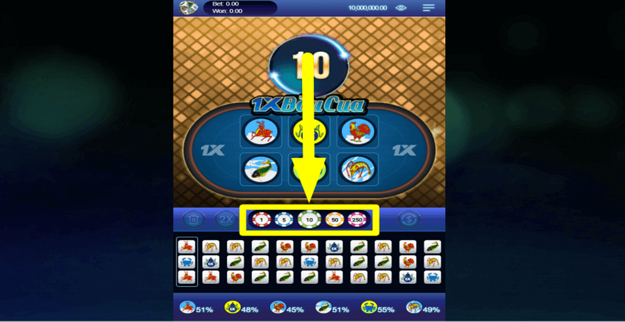 1xbau Cua Bet Value