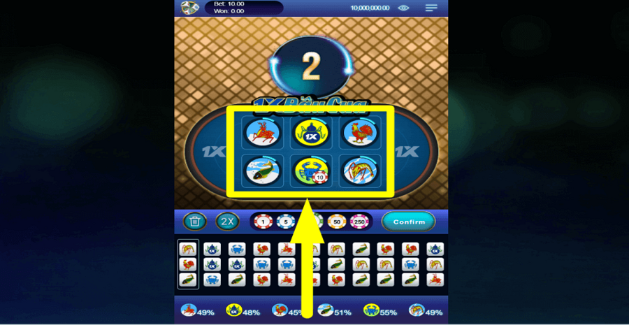 1xbau Cua Place Bet