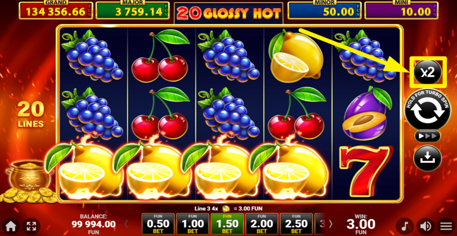 20 Glossy Hot Golden Coins Link Gamble