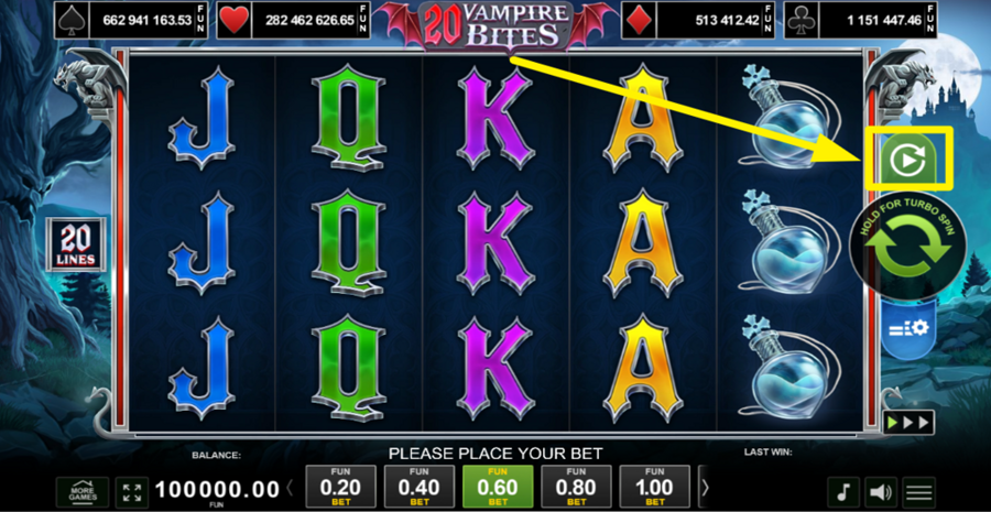 20 Vampire Bites Autoplay