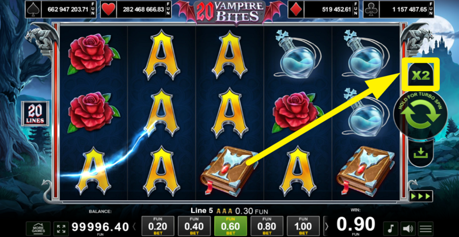 20 Vampire Bites Gamble