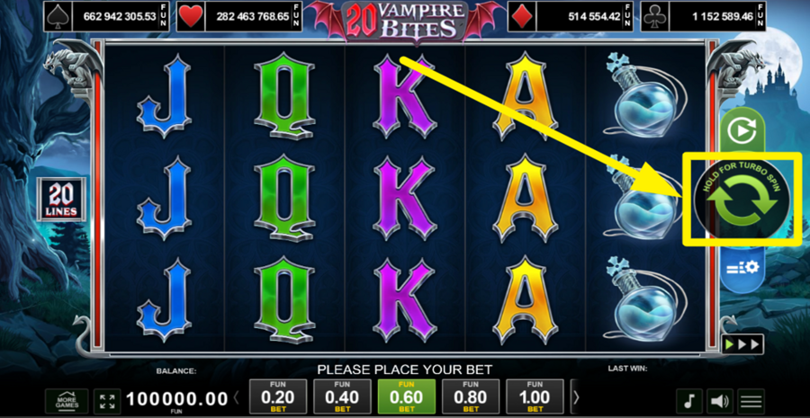 20 Vampire Bites Spin Button