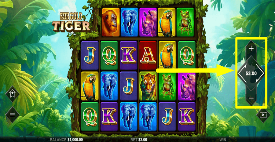 24k Gold Tiger Bet Value